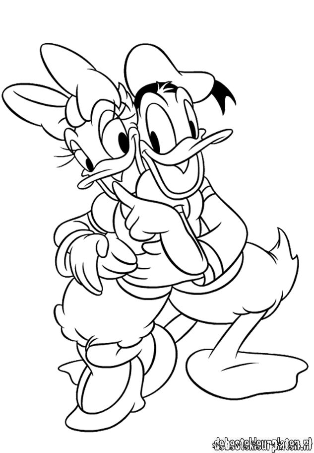 Donald Duck Coloring Pages Kidsuki