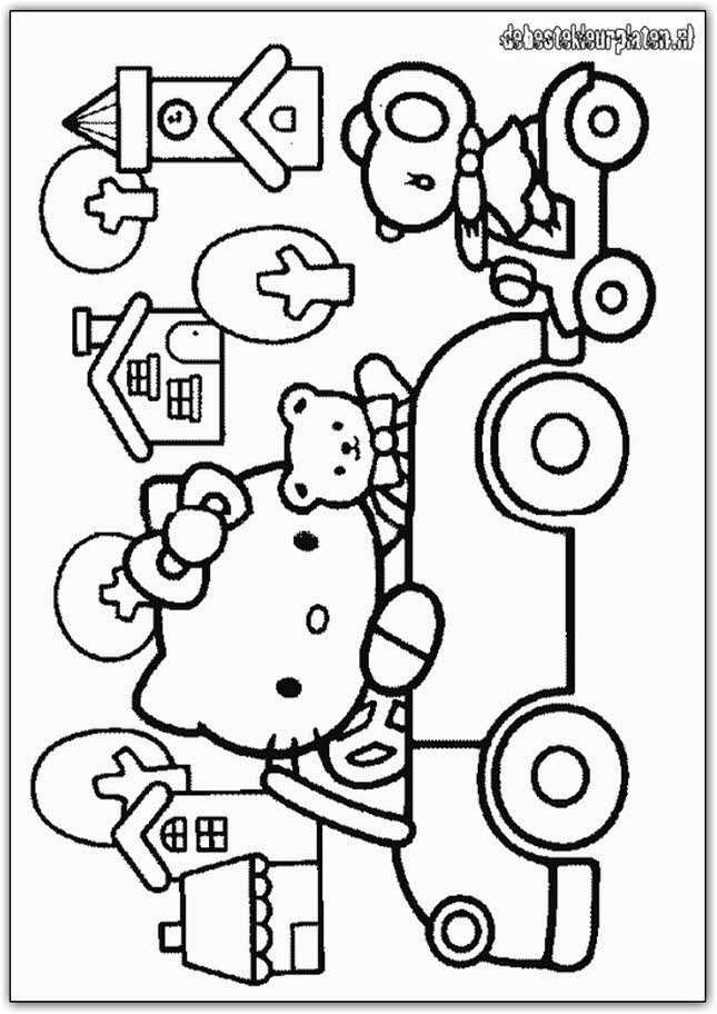 Hello-Kitty-2 - Printable coloring pages