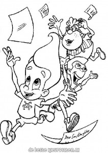 JimmyNeutron008 - Printable coloring pages