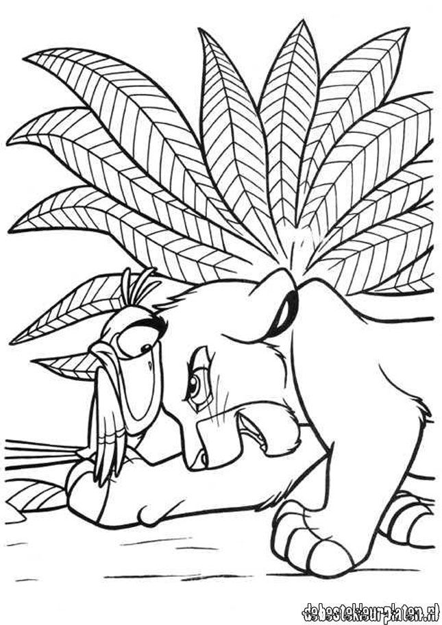 Coloriage De Lion Gratuit