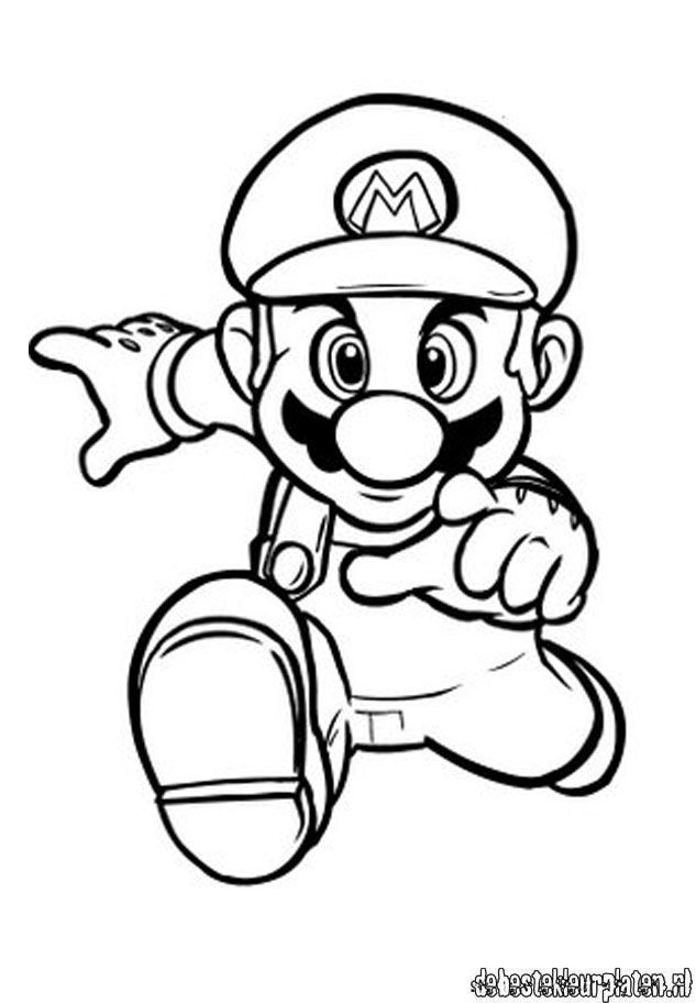 Mario6 - Printable coloring pages