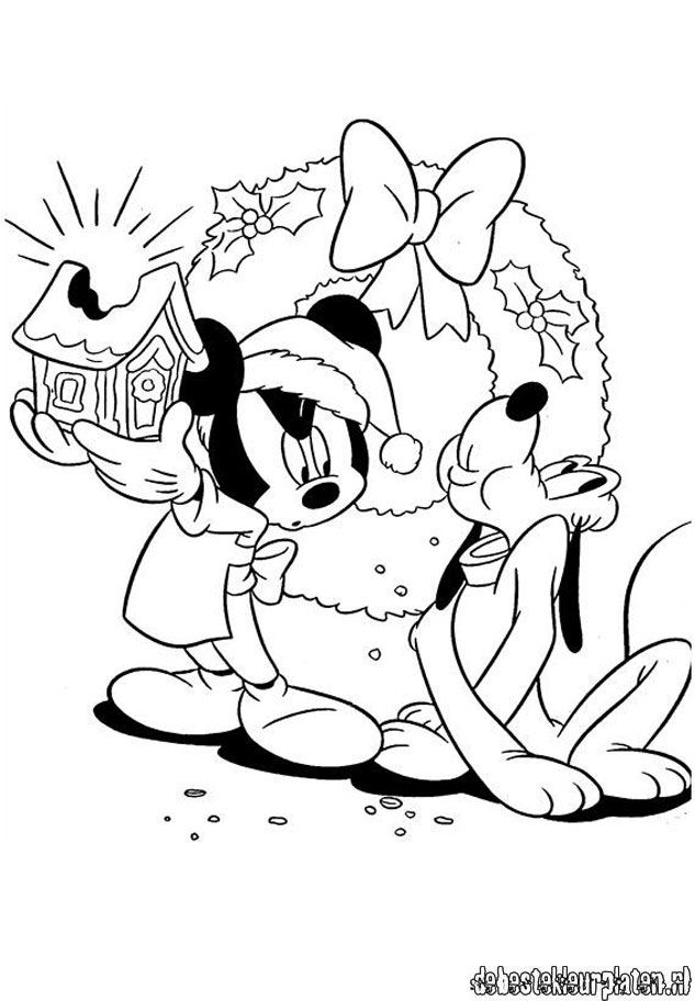 pluto christmas coloring pages - photo #33