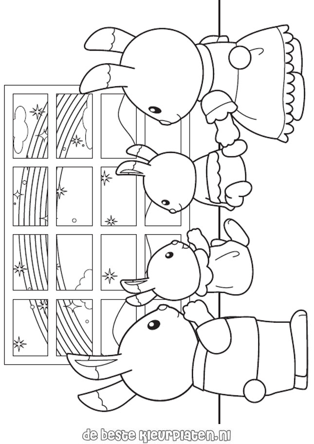 calico critter coloring pages - photo #13