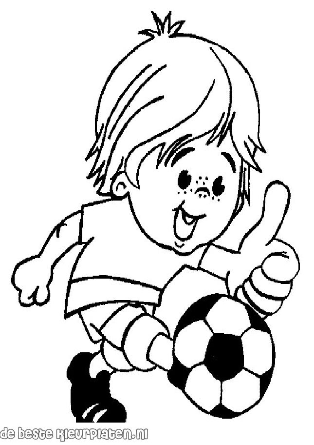 voetbal003  printable coloring pages