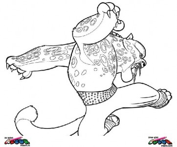 Kung Fu Panda016 - Printable coloring pages