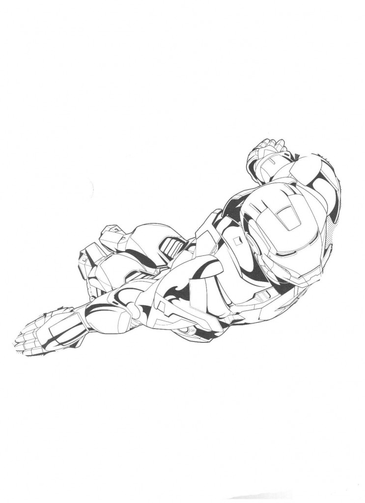 flying-iron-man-coloring-page - Printable coloring pages