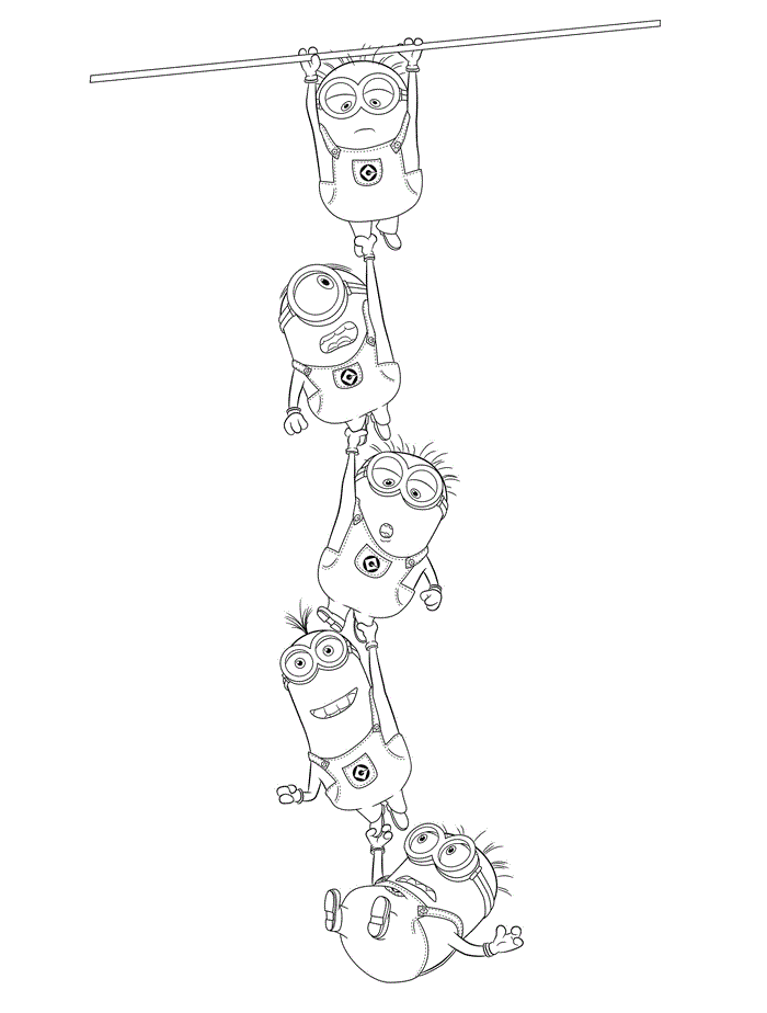 Despicable me (7) - Printable coloring pages