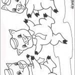 3 Little Pigs coloringpages - 