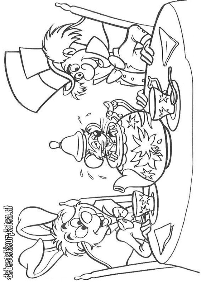 alice-in-wonderland-14 - Printable coloring pages