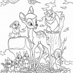 Bambi coloringpages - 