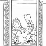 Beauty and the Beast coloringpages - 