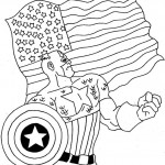 Captain America coloringpages - 