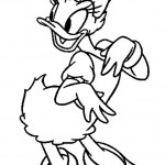 Daisy Duck coloringpages - 