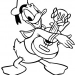 Donald Duck coloringpages - 