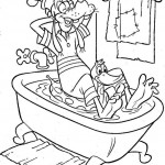 Goofy coloringpages - 