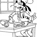 Goofy coloringpages - 