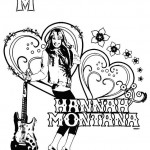 Hannah Montana coloringpages - 
