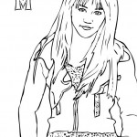 Hannah Montana coloringpages - 