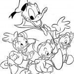 Huey, Dewey, and Louie coloringpages - 