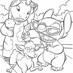 Lilo and Stitch coloringpages - 