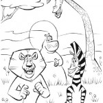 Madagascar coloringpages - 