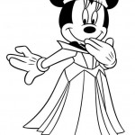Minnie Mouse coloringpages - 