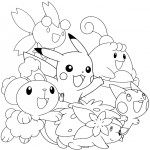 Pokemon coloringpages - 