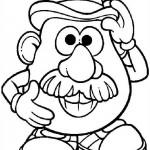 Mr. Potatohead coloringpages - 