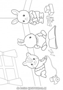 Sylvanian-Families001 - Printable coloring pages