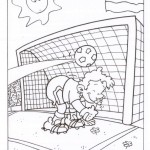 Soccer coloringpages - 
