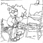 Arthur coloringpages - 