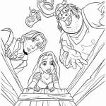 Tangled coloringpages - 