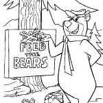 Yogi Bear coloringpages - 
