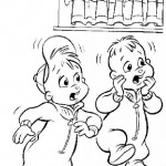 Alvin and the Chipmunks coloringpages - 
