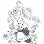 Kung Fu Panda coloringpages - 