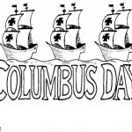Columbus Day coloringpages - 