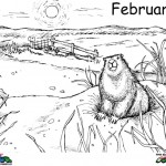 Groundhog Day coloringpages - 