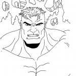 The Incredible Hulk coloringpages - 