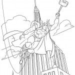 The Almighty Thor coloringpages - 