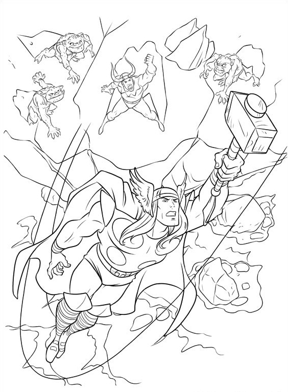 thor-33 - Printable coloring pages