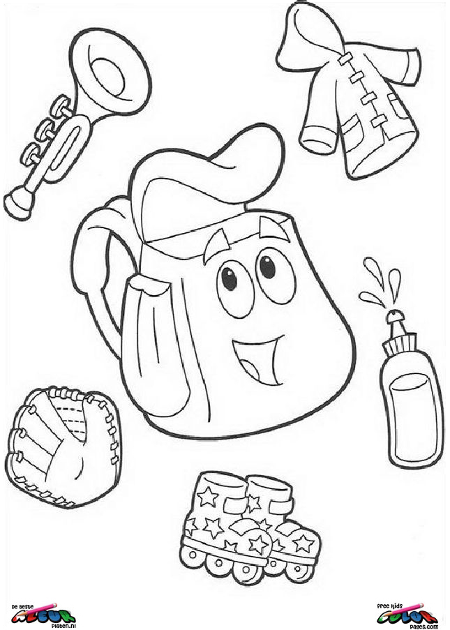 Dora the explorer008 - Printable coloring pages