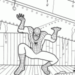 Spiderman coloringpages - 