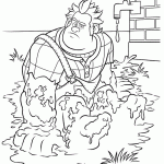 Wreck-it Ralph coloringpages - 