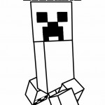 Minecraft coloringpages - 