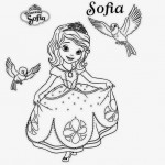 Sofia the First coloringpages - 