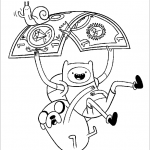 Adventure Time coloringpages - 