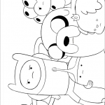 Adventure Time coloringpages - 