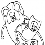 Adventure Time coloringpages - 