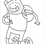 Adventure Time coloringpages - 