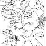 Adventure Time coloringpages - 